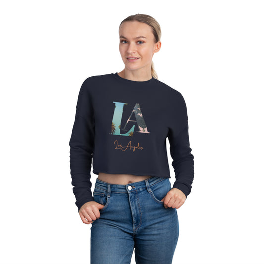 LA Women's Cropped Sweatshirt